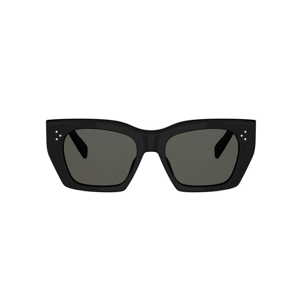 01A - Acetate Shiny Black with Grey Normal lenses