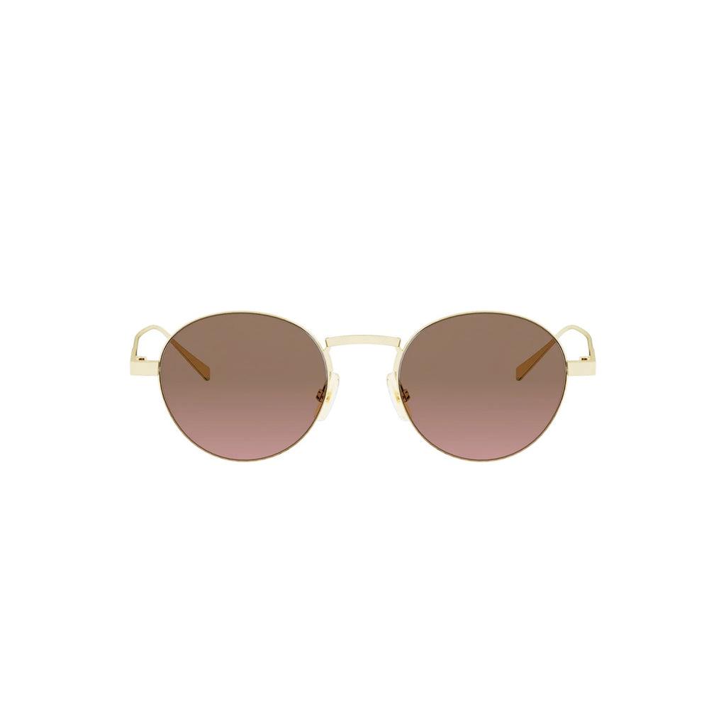 32F - Metal Shiny Gold with Brown Gradient lenses