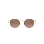 32F - Metal Shiny Gold with Brown Gradient lenses