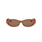 42E - Acetate Shiny Orange / Brown