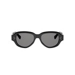 01A - Acetate Shiny Black with Grey Normal lenses