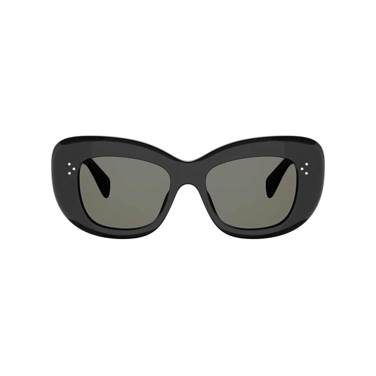 01A - Acetate Shiny Black with Grey Normal lenses