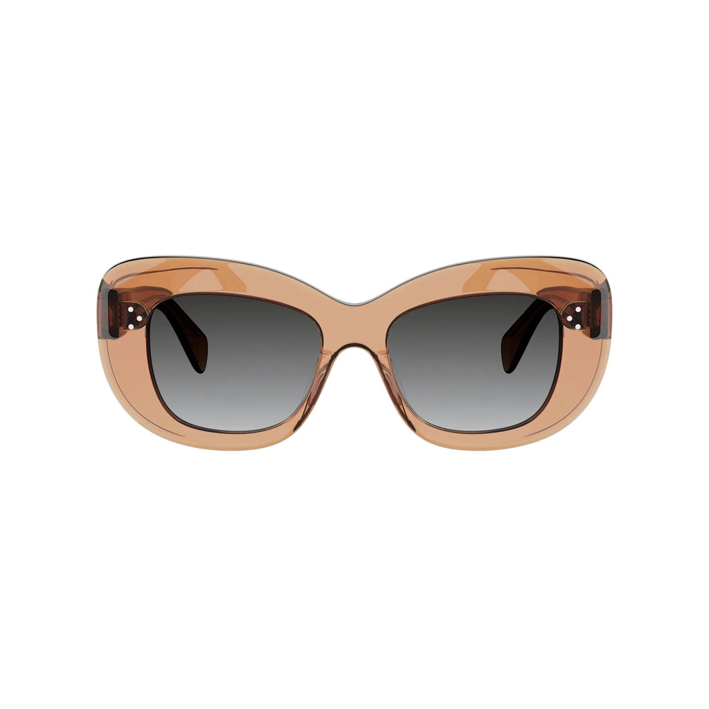 44B - Acetate Shiny Orange with Grey Gradient lenses