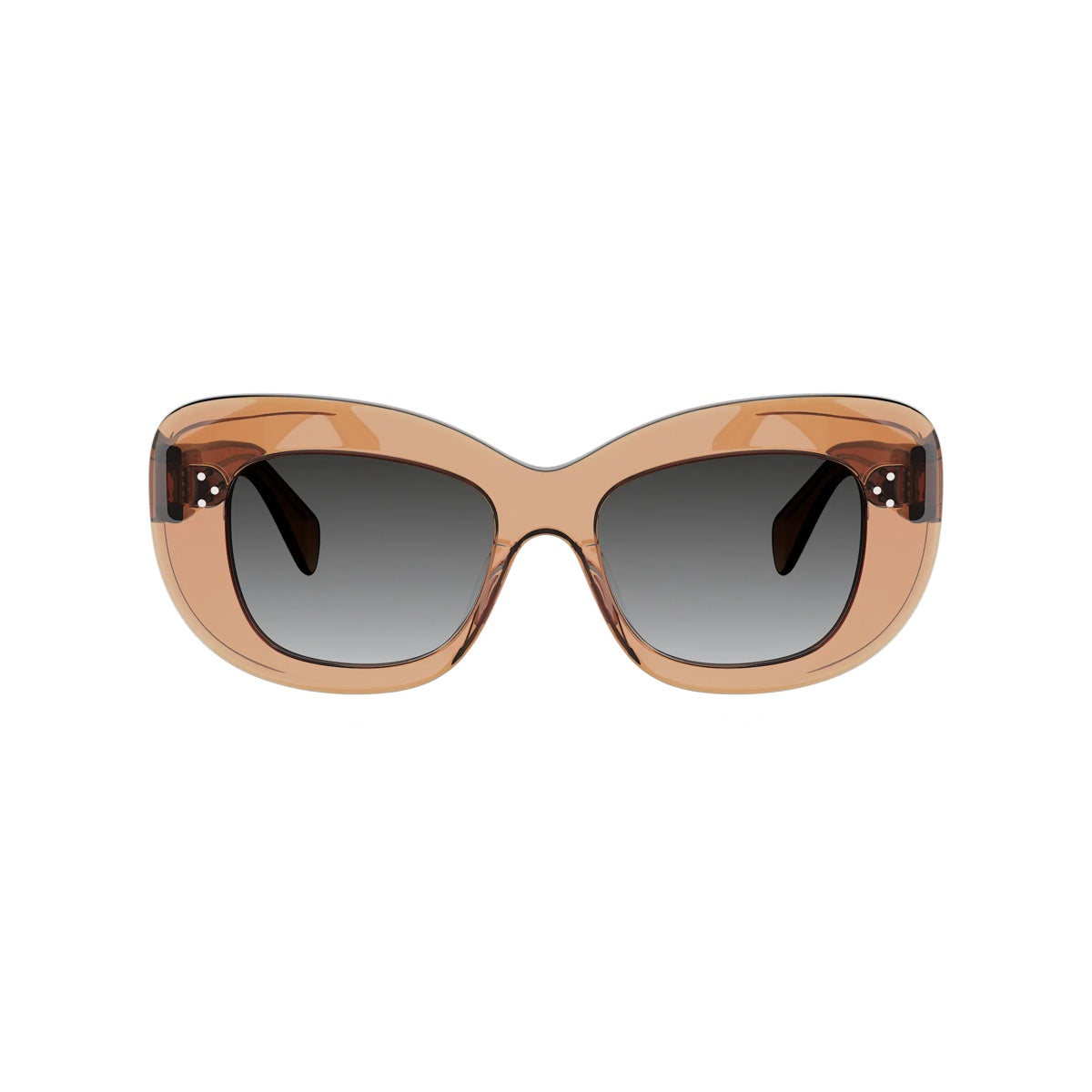 44B - Acetate Shiny Orange with Grey Gradient lenses