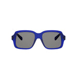90A - Acetate Shiny Blue with Grey Normal lenses