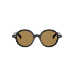 01J - Acetate Shiny Black with Brown Normal lenses