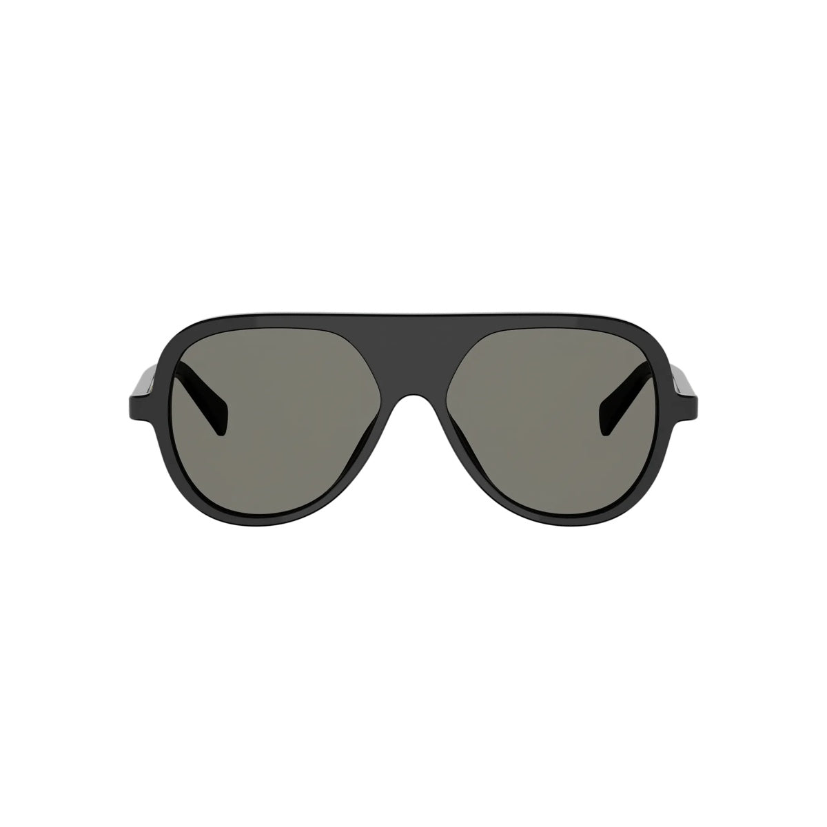 01A - Acetate Shiny Black with Grey Normal lenses