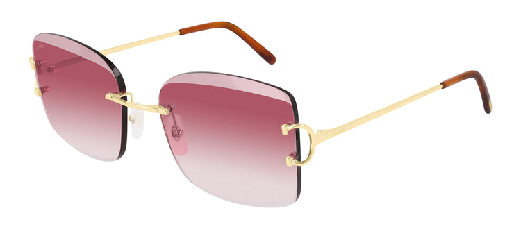 Cartier CT0007RS 001 Square Sunglasses