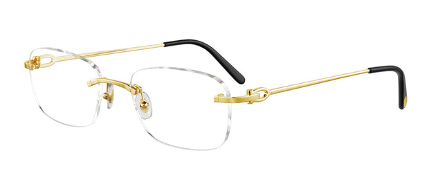 Cartier CT0050O 001 Rectangle Eyeglasses
