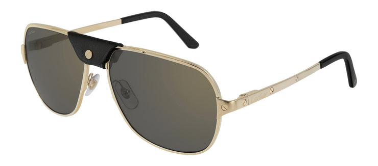 Cartier CT0165S 007 Navigator Polarized Sunglasses