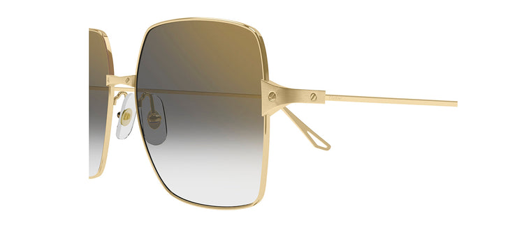 Cartier CT0297S 001 Oversized Square Sunglasses