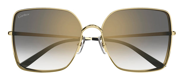 Cartier CT0299S 001 Oversized Square Sunglasses