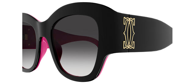 Cartier CT0304S 005 Butterfly Sunglasses