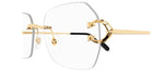 Cartier CT0416O 001 Geometric Eyeglasses