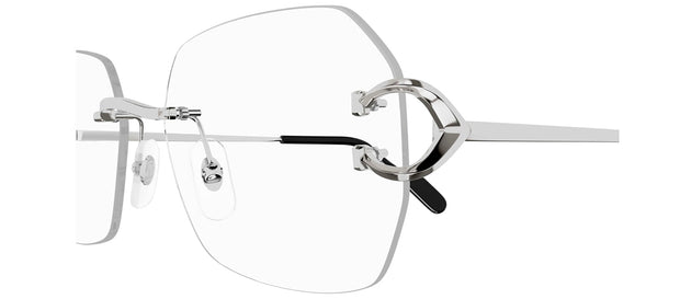 Cartier CT0416O 002 Geometric Eyeglasses