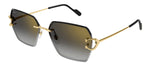 Cartier CT0466S 001 Butterfly Sunglasses
