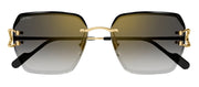 Cartier CT0466S 001 Butterfly Sunglasses