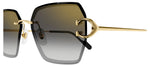 Cartier CT0466S 001 Butterfly Sunglasses