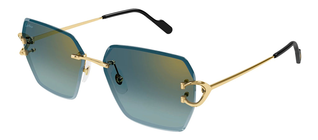 Cartier CT0466S 003 Butterfly Sunglasses