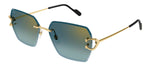 Cartier CT0466S 003 Butterfly Sunglasses