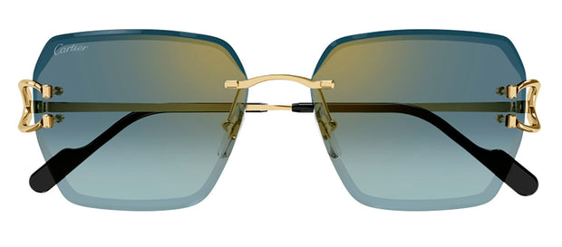 Cartier CT0466S 003 Butterfly Sunglasses