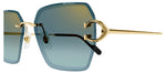 Cartier CT0466S 003 Butterfly Sunglasses