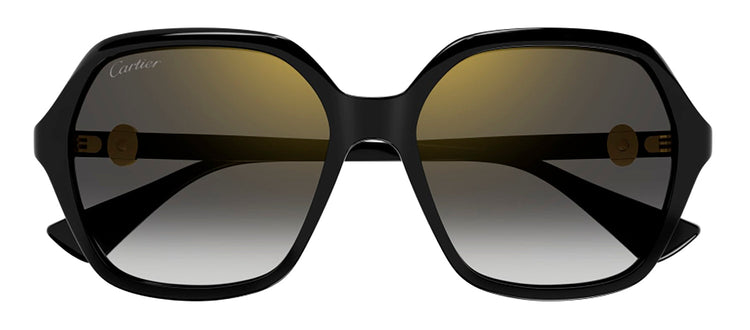Cartier CT0470S 001 Butterfly Sunglasses