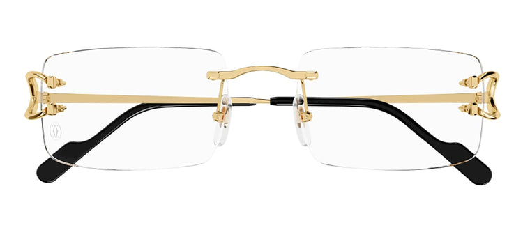 Cartier CT0488O 001 Rectangle Eyeglasses