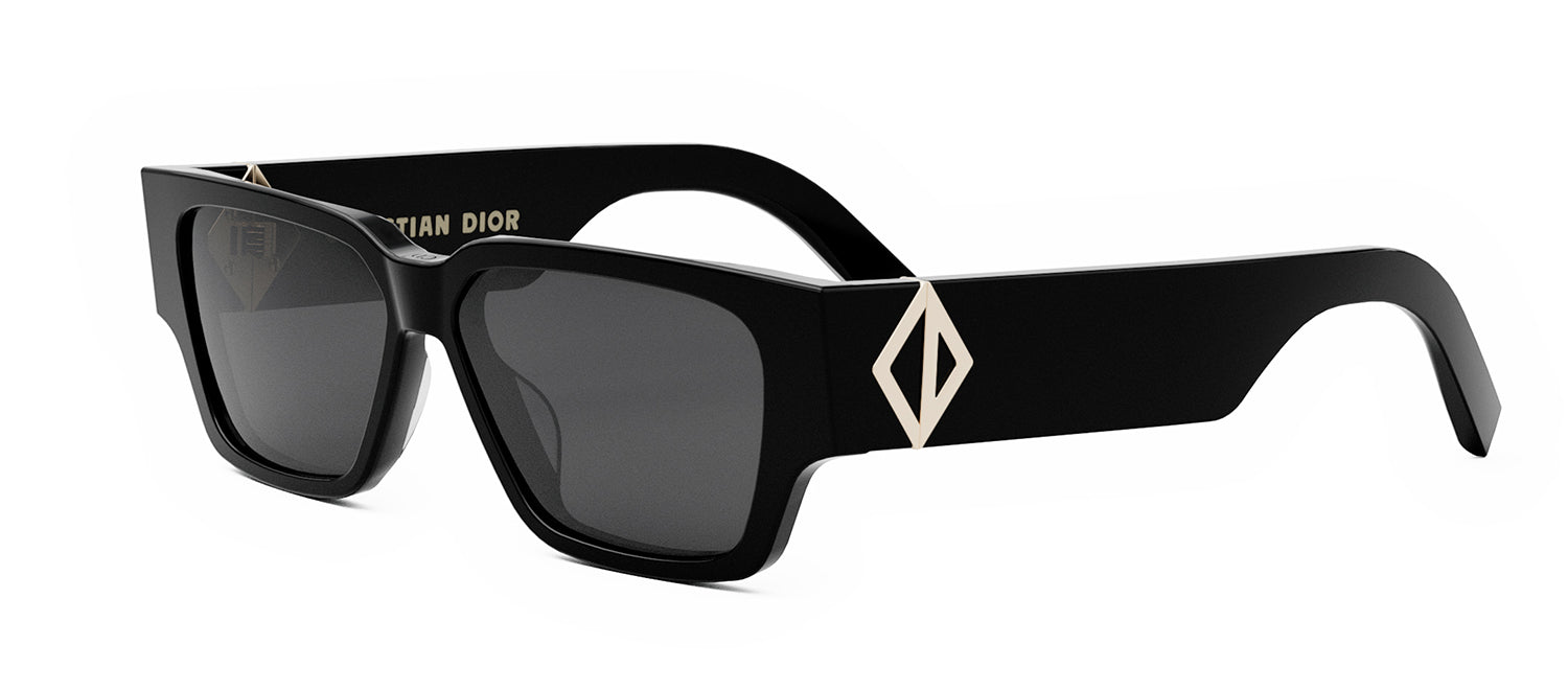 CD Diamond C 1 U Square Sunglasses in Black - Dior Eyewear