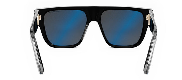 DIOR CDDiamond S6I 10A0 DM40124I 01A Flattop Sunglasses