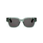 55A0 - Acetate Shiny Green with Grey Normal lenses