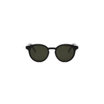 10C0 - Acetate Shiny Black with Green Normal lenses