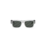 45A8 - Acetate Shiny Grey with Grey Pattern lenses