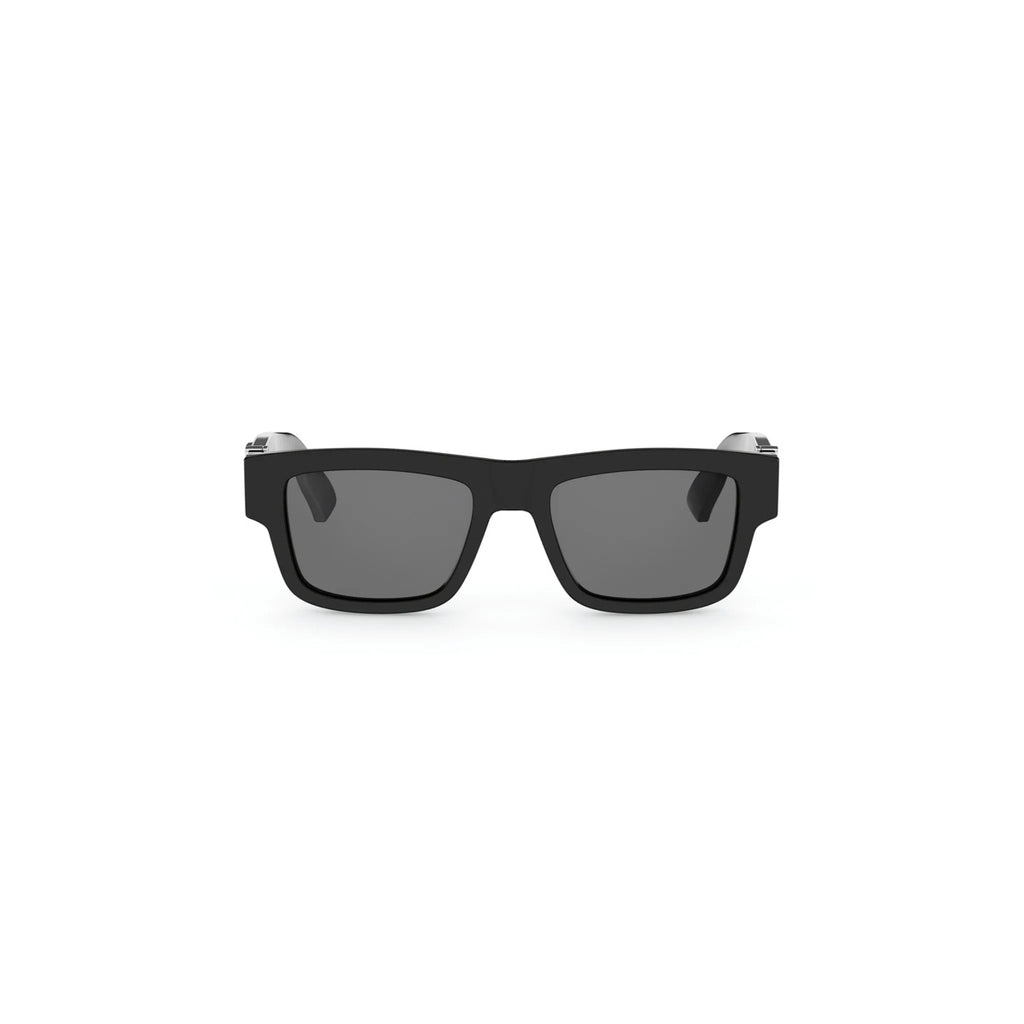 10A0 - Acetate Shiny Black with Grey Normal lenses