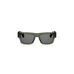 55A0 - Acetate Shiny Green with Grey Normal lenses