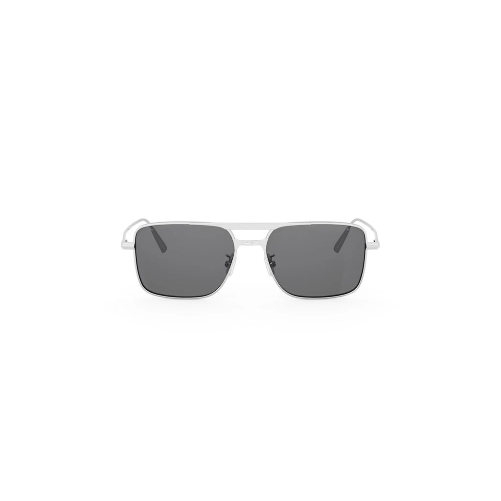 F0A0 - Metal Shiny Silver with Grey Normal lenses