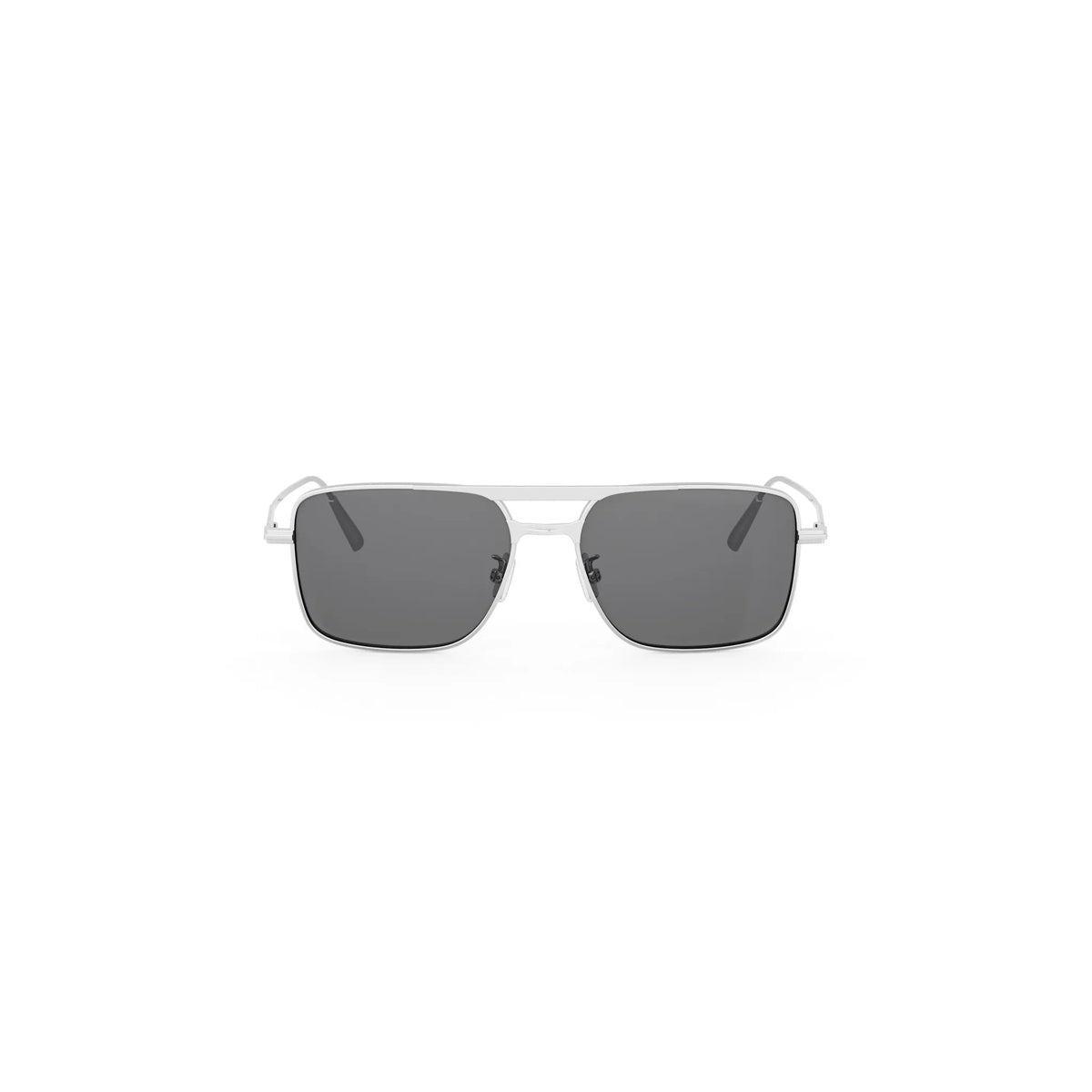 F0A0 - Metal Shiny Silver with Grey Normal lenses