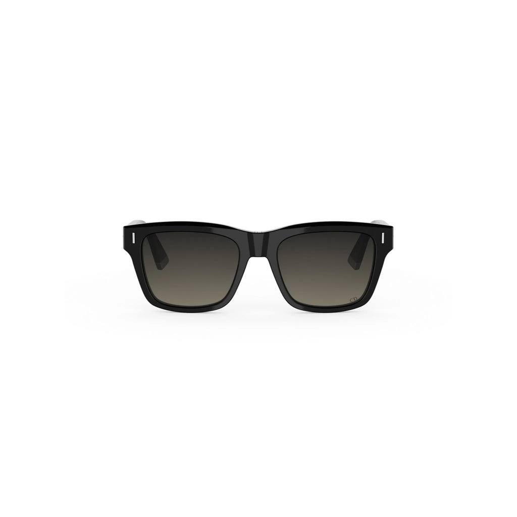 10A1 - Acetate Shiny Black with Grey Gradient lenses