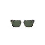 20C0 - Acetate Shiny Havana with Green Normal lenses