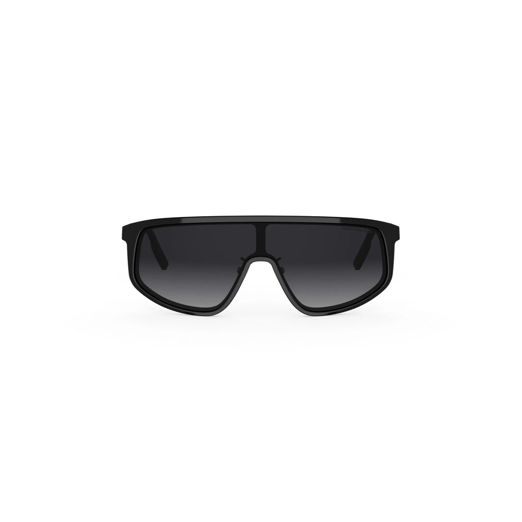 13A1 - Acetate Shiny Black with Grey Gradient lenses