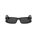 10A0 - Acetate Shiny Black with Grey Normal lenses