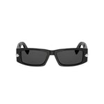10A0 - Acetate Shiny Black with Grey Normal lenses