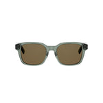 55F0 - Acetate Shiny Green with Brown Normal lenses