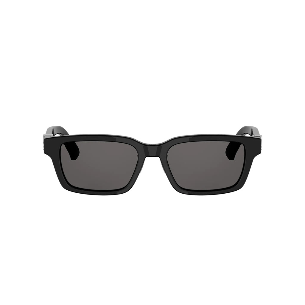 10A0 - Acetate Shiny Black with Grey Normal lenses