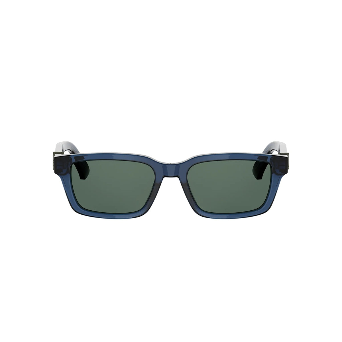 30C0 - Acetate Shiny Blue with Green Normal lenses