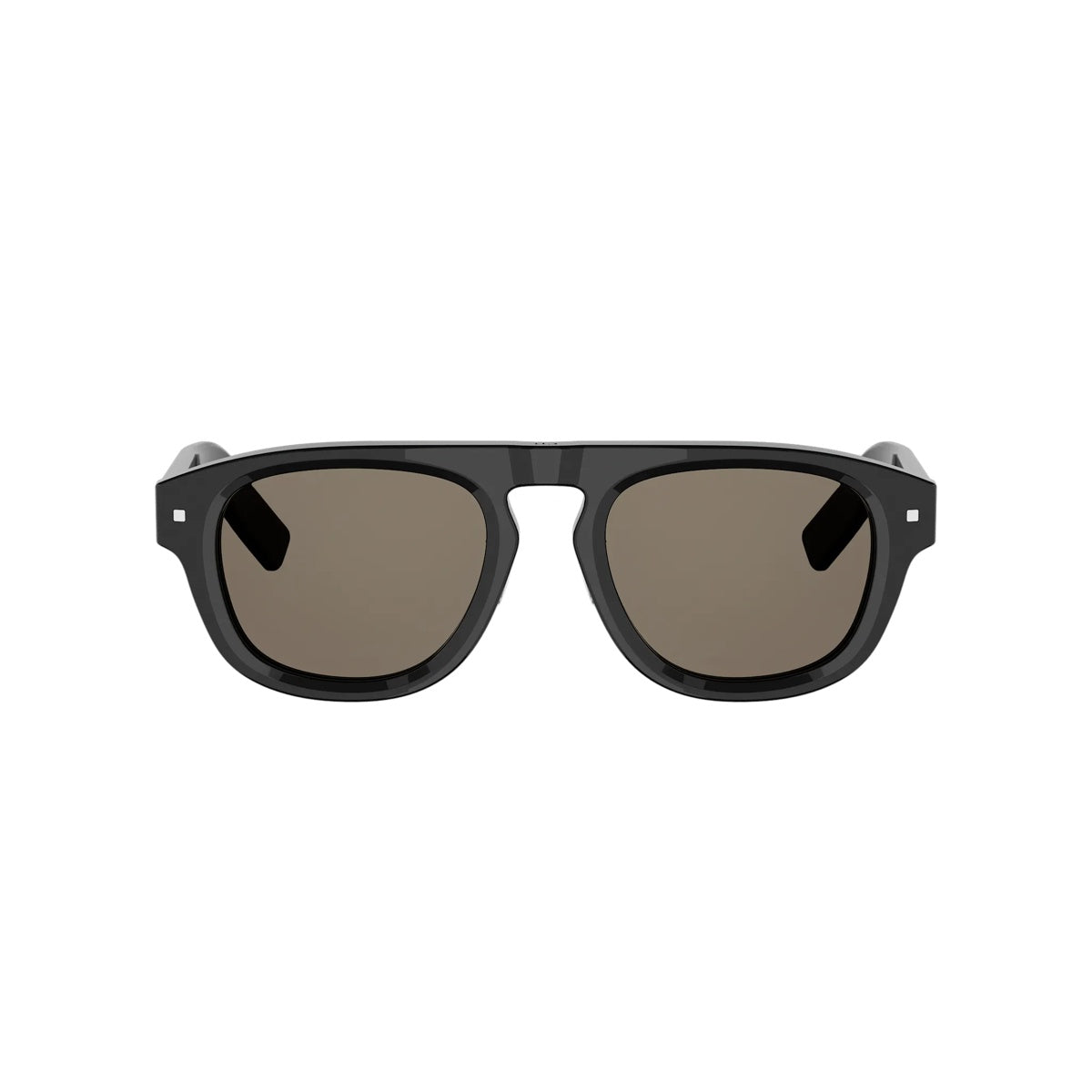 10F0 - Acetate Shiny Black with Brown Normal lenses