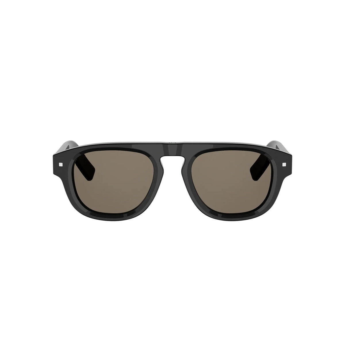 10F0 - Acetate Shiny Black with Brown Normal lenses