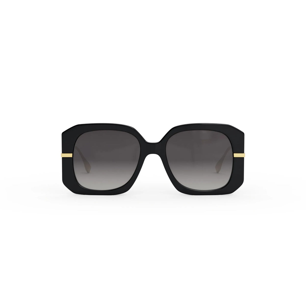 01B - Metal Shiny Black / Gradient Smoke