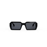 01A - Acetate Shiny Black / Smoke
