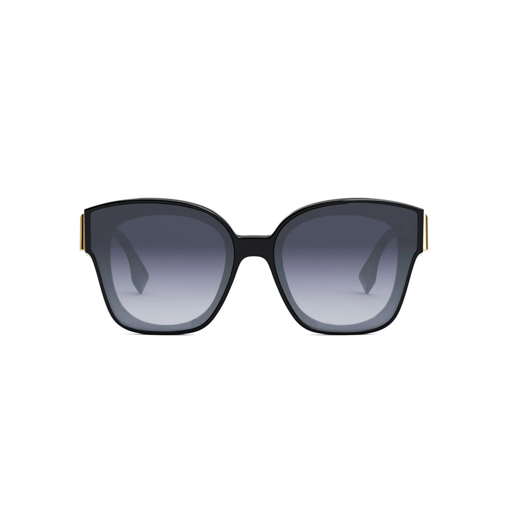 01W - Acetate Shiny Black / Gradient Blue